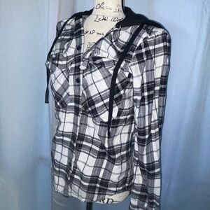 Plaid Black & White Jacket